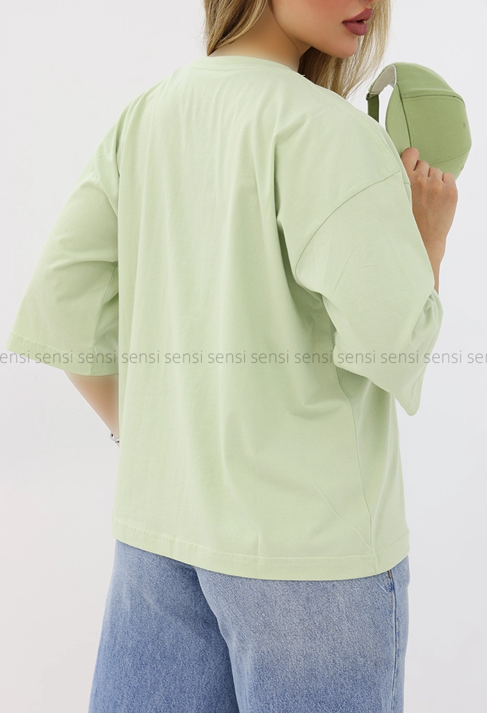 تیشرت باکسی چاپی کد1005911
